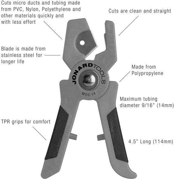 Jonard Tools JONARD MDC-14 PVC vamzdžių pjovimo žnyplės