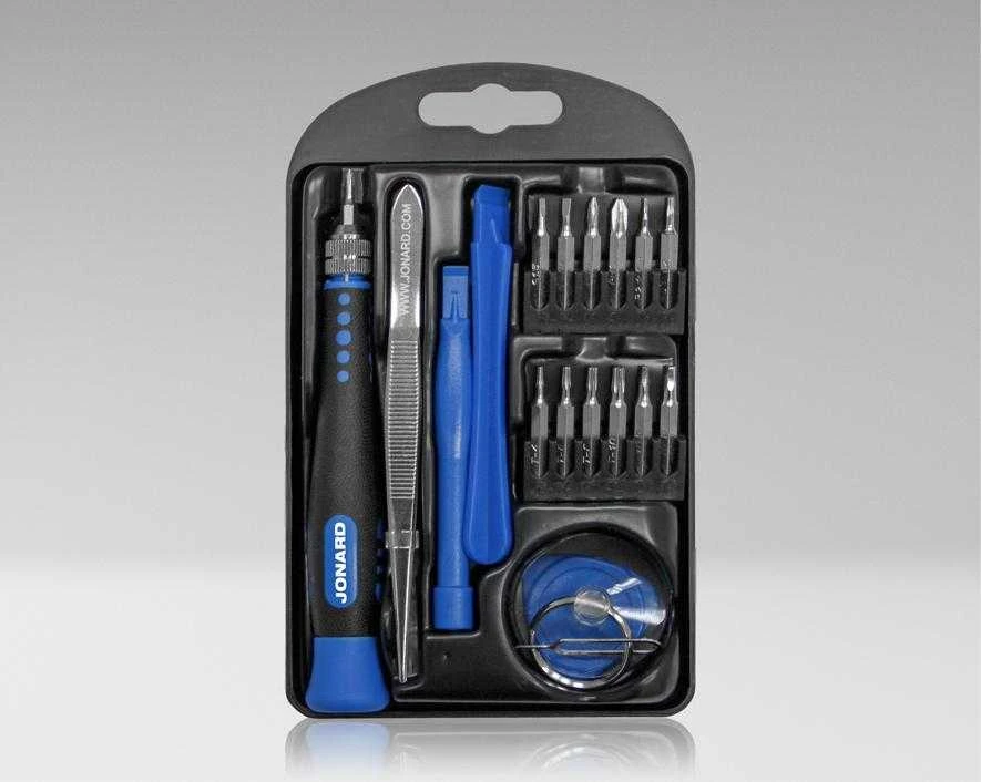Jonard Tools Tiksliųjų įrankių rinkinys, skirtas išmaniųjų telefonų taisymui