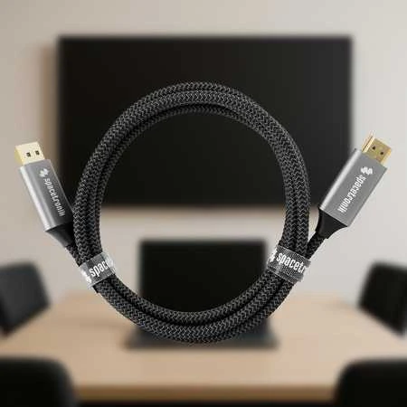 Kabelis DP HDMI 8K 60Hz Spacetronik KDH-SPA020 2m