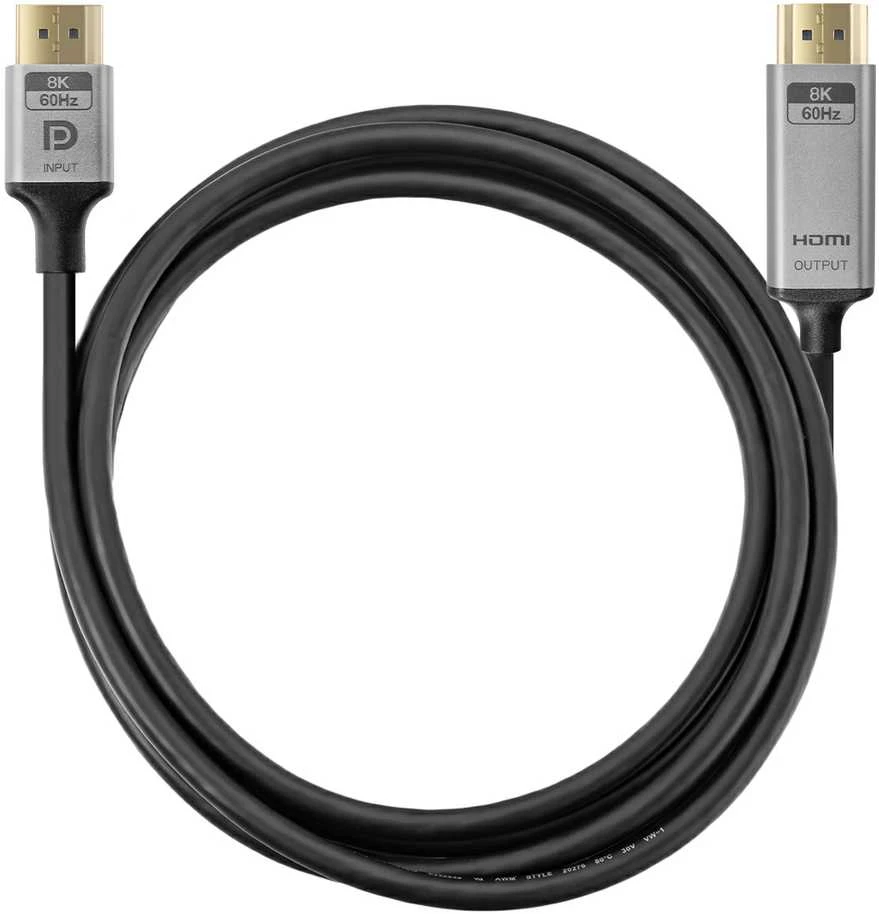 DP HDMI 8K 60Hz kabelis Spacetronik KDH-SPA030 3m