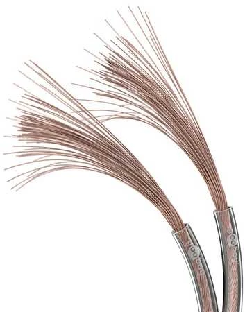 Goobay garsiakalbio laidas, 2x4mm, 100,0m, skaidrus, ant ritės