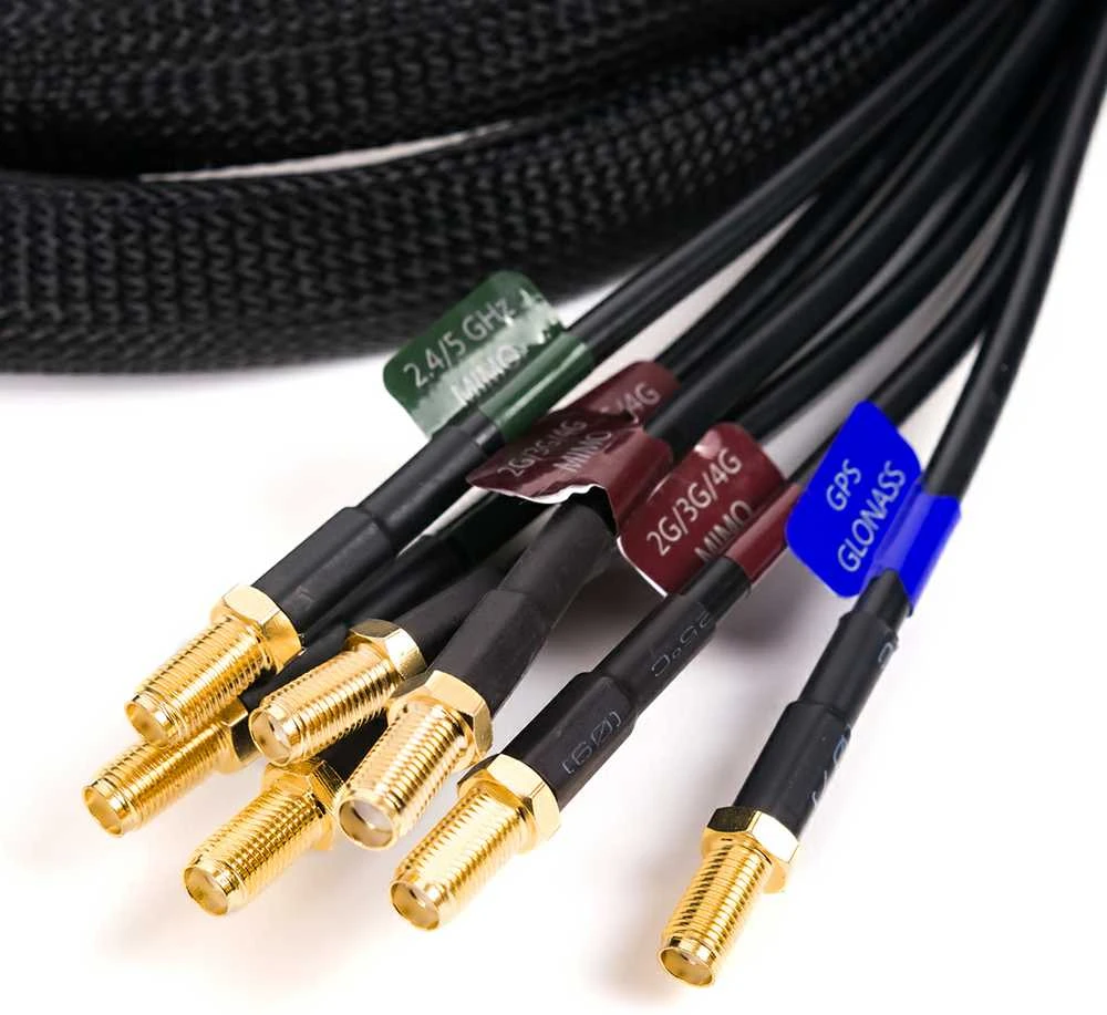 Kabelis GSM Poynting 7w1 CAB-118 5xSMA 2xRP SMA 5m