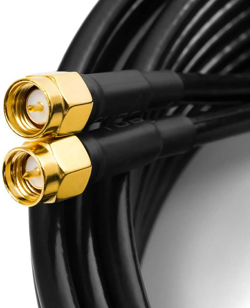 Dvigubas Poynting GSM kabelis CAB-092 HDF195 SMA 5m
