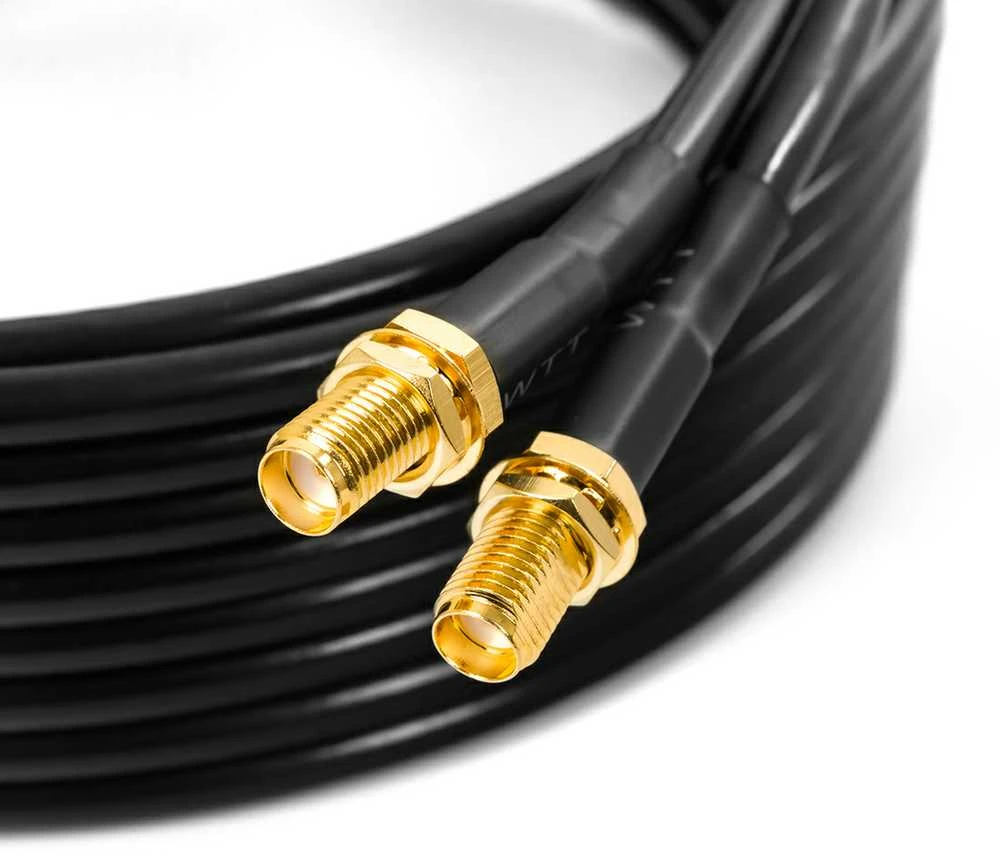 Dvigubas Poynting GSM kabelis CAB-092 HDF195 SMA 5m