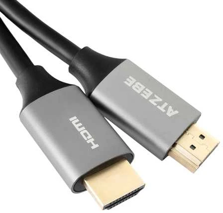 HDMI kabelio jungtys su metaliniais korpusais
