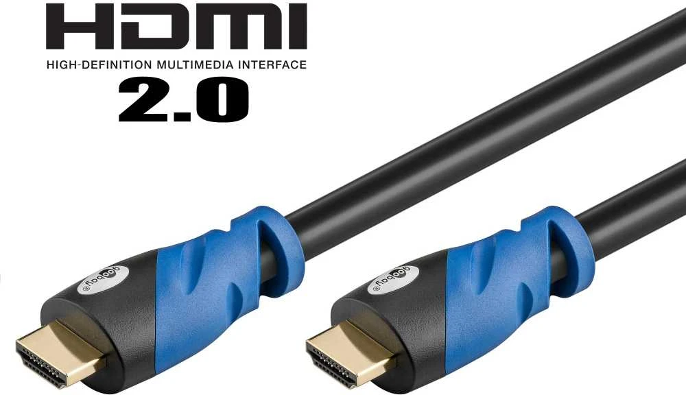 Goobay 3m Premium HDMI™ kabelis su eternetu [4K@60Hz, HDR, ARC]