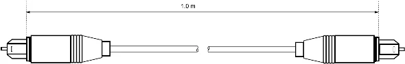Toslink kabelio techninė schema