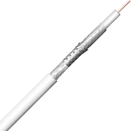 Kabelis RG6 Spacetronik DOKA 4K CU Trishield 100m