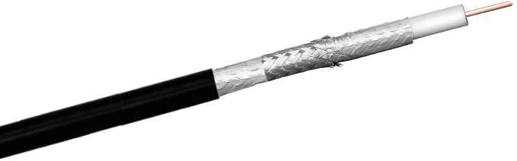 Spacetronik RG6 antenos kabelio skerspjūvis
