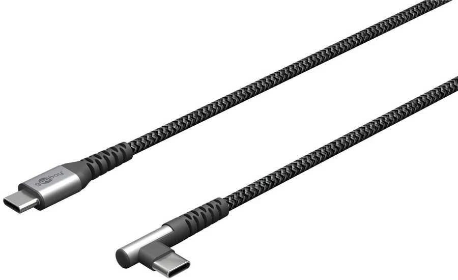 Kabelis USB-C 2.0 480 Mb/s Goobay KAMPINIS TEXTIL 0.5m