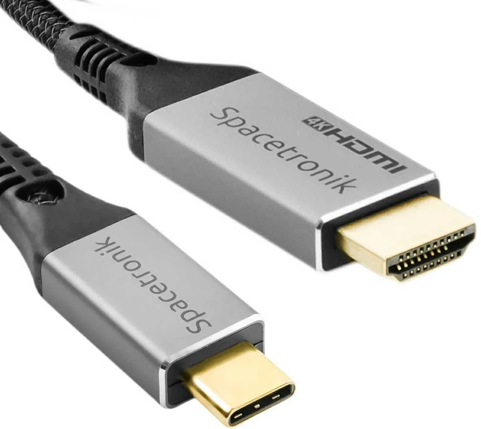 USB-C 3.1 HDMI 4K Spacetronik KCH-SPA010 laidas 1m