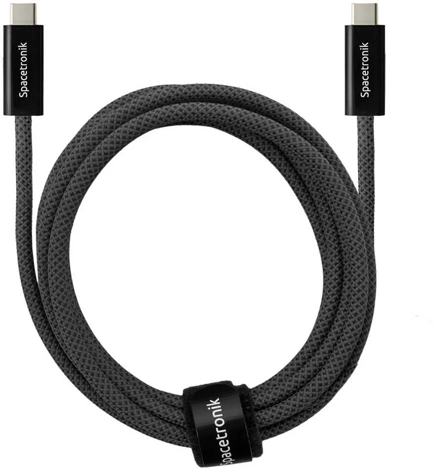 Kabelis USB-C 4.0 40Gbit/s Gen3x2 Spacetronik 1,2m