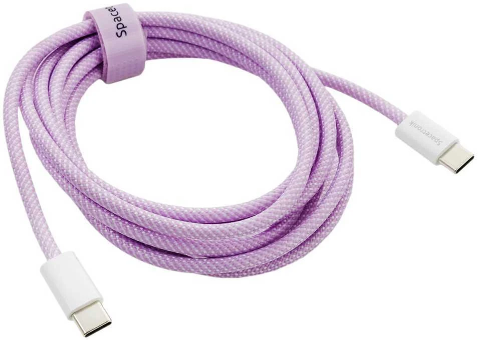 USB kabelis Spacetronik USB-C 4.0 40Gbit/s Gen3x2 kabelis Spacetronik 1.2m