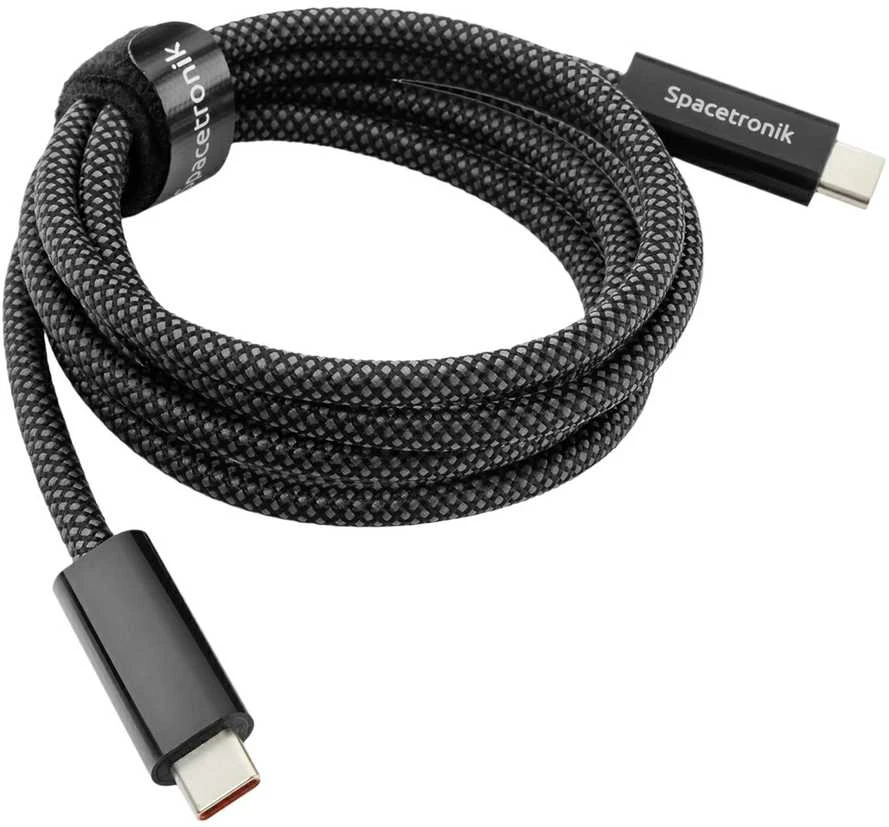 Kabelis USB-C 4.0 40Gbit/s Gen3x2 Spacetronik 1,2m
