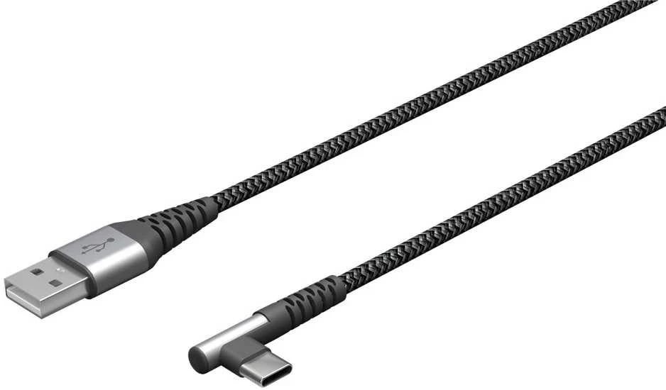 Kabelis USB-C - USB-A 2.0 Goobay KAMPINIS TEXTIL 2m