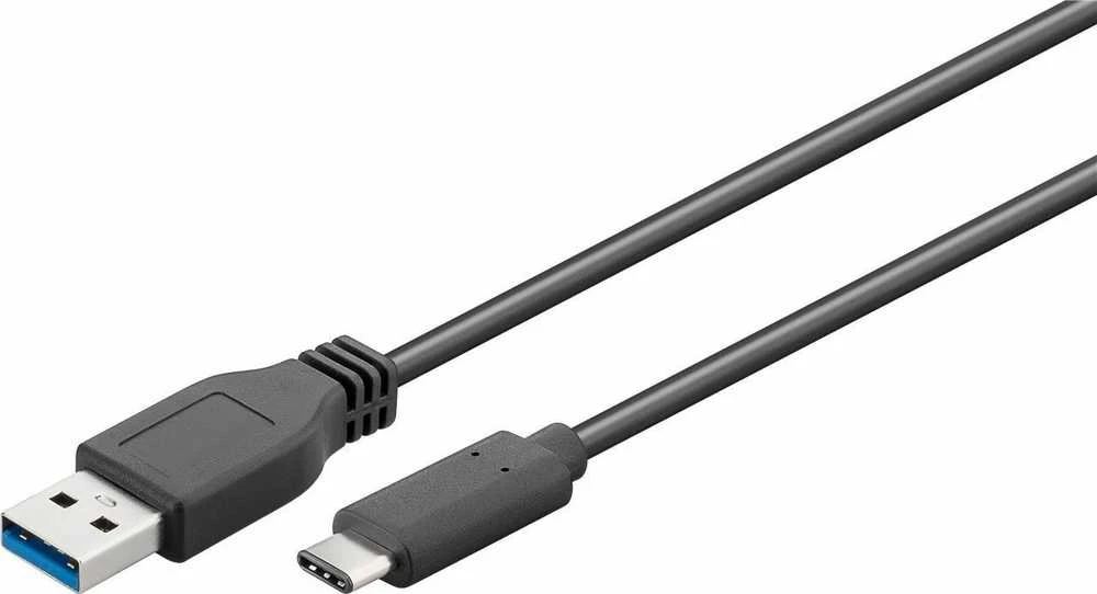 Goobay | Apvalus kabelis | Sinchronizuokite ir įkraukite Super Speed USB-C į USB A 3.0 įkrovimo laidą | 67999 | USB 3.0 kištukas (A tipas) | USB-C vyr