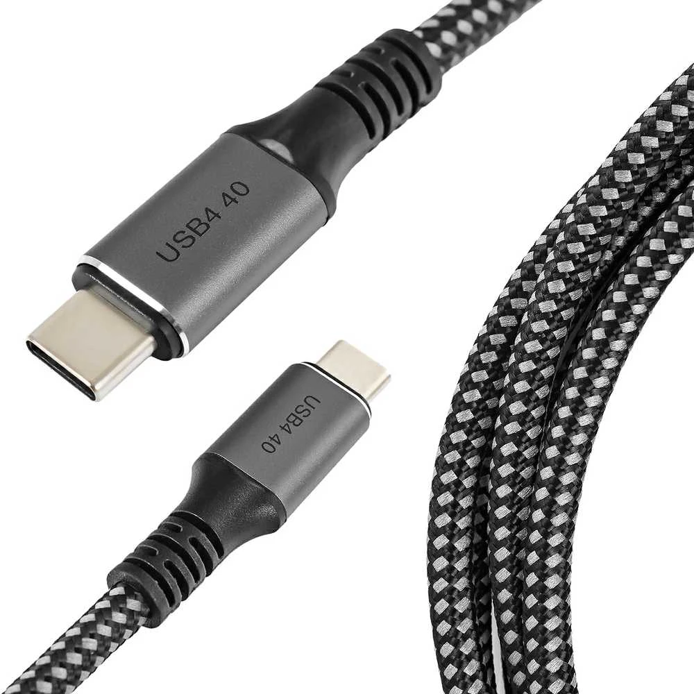 Goobay Kabelis USB USB-C - USB-C 0.7 m Juodas (RB61716)