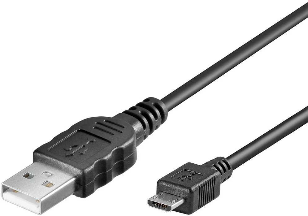 Goobay | Mikro USB įkrovimo ir sinchronizavimo kabelis | 46800 | USB-A į mikro-USB USB 2.0 kištukas (A tipas) | USB 2.0 mikro kištukas (B tipas)