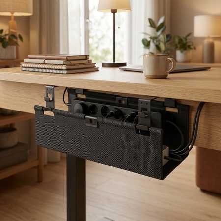 Kabelių organizatorius Spacetronik 400 × 160 mm