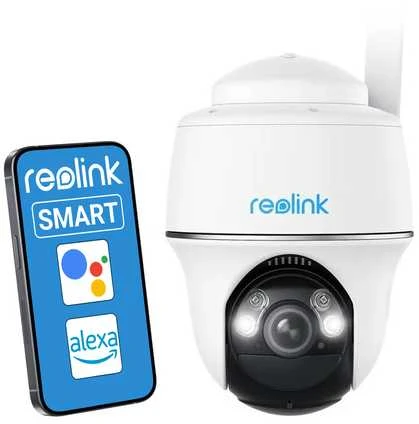 Kamera LTE Bateria Reolink Go PT Ultra 4K balta