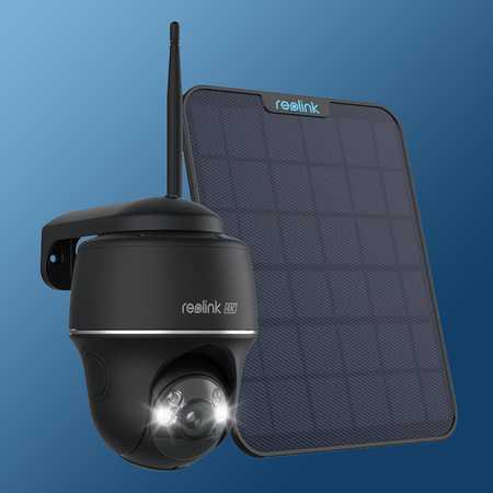 Kamera Reolink Argus PT Ultra juoda + juodas skydelis