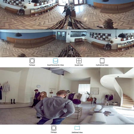 Kamera Reolink FE-W fisheye balta Wi-Fi