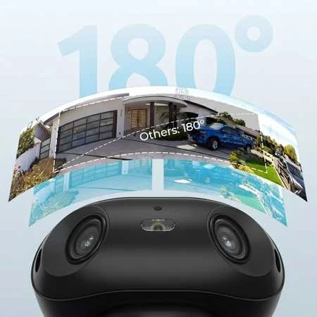 Reolink Argus 4 Pro 4K WiFi saulės kamera, juoda