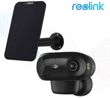 Reolink Argus 4 Pro 4K WiFi saulės kamera, juoda