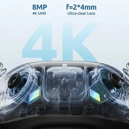 Reolink Argus 4 Pro 4K WiFi saulės kamera, juoda
