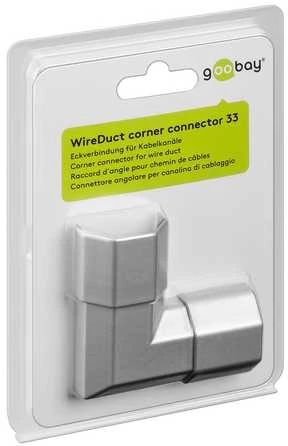 Kampas Goobay COVER juostelei 33mm Sidabras