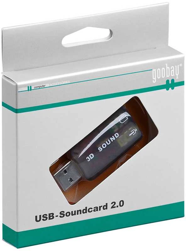 MicroConnect Goobay garso plokštė USB 2.0 lizdas 3,5 mm x 2