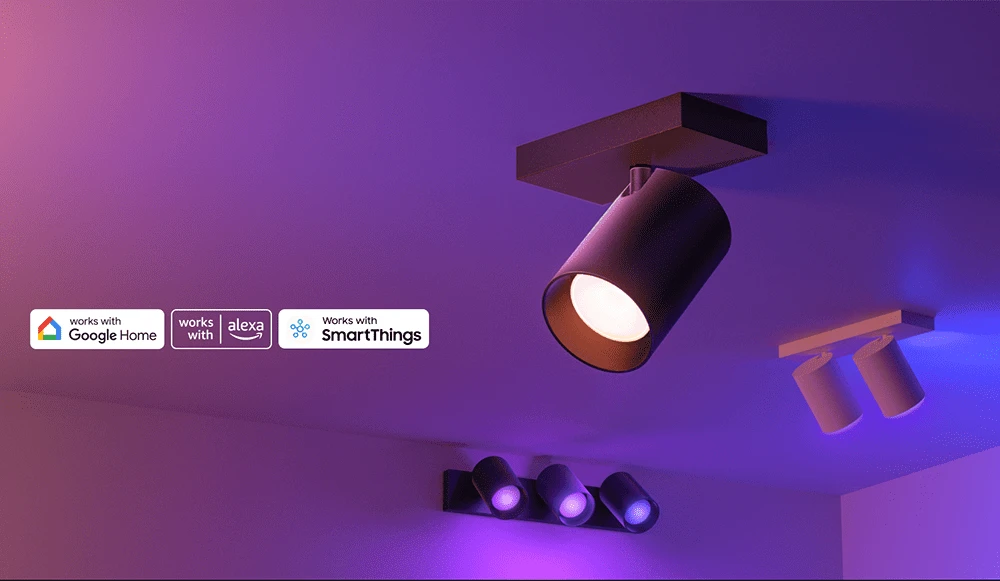 Lubinis šviestuvas „Yeelight“ lubinis prožektorius YLDDL-0084-B (dvi lemputės) juodas