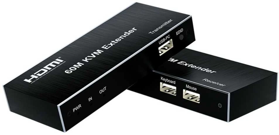 Spacetronik SPH-HLC55 KVM siųstuvas ir imtuvas