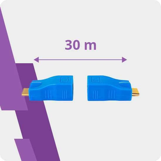 Spacetronik SPH-HLC6 Eco HDMI į LAN konverteris