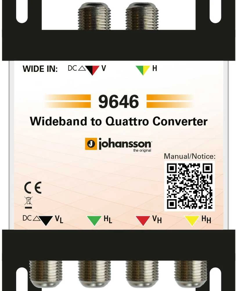 Konwerter Wide Band na Quatro Johansson 9646