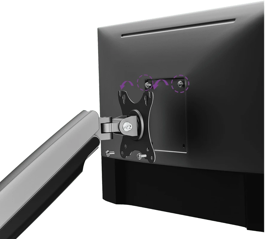 Spacetronik SPA-S110B USB monitoriaus laikiklis 17”-45”.
