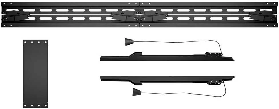 „Goobay“ sieninis laikiklis | TV sieninis laikiklis „Basic FIXED“, XL | 43–100 " | Maksimalus svoris (talpa) 70 kg | Juodas
