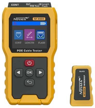 LAN tinklo kabelių testeris PoE NOYAFA NF-8504