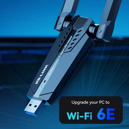 Lb Link USB 3.0 „Wi-Fi 6E“ trijų dažnių WNT5400E tinklo adapteris