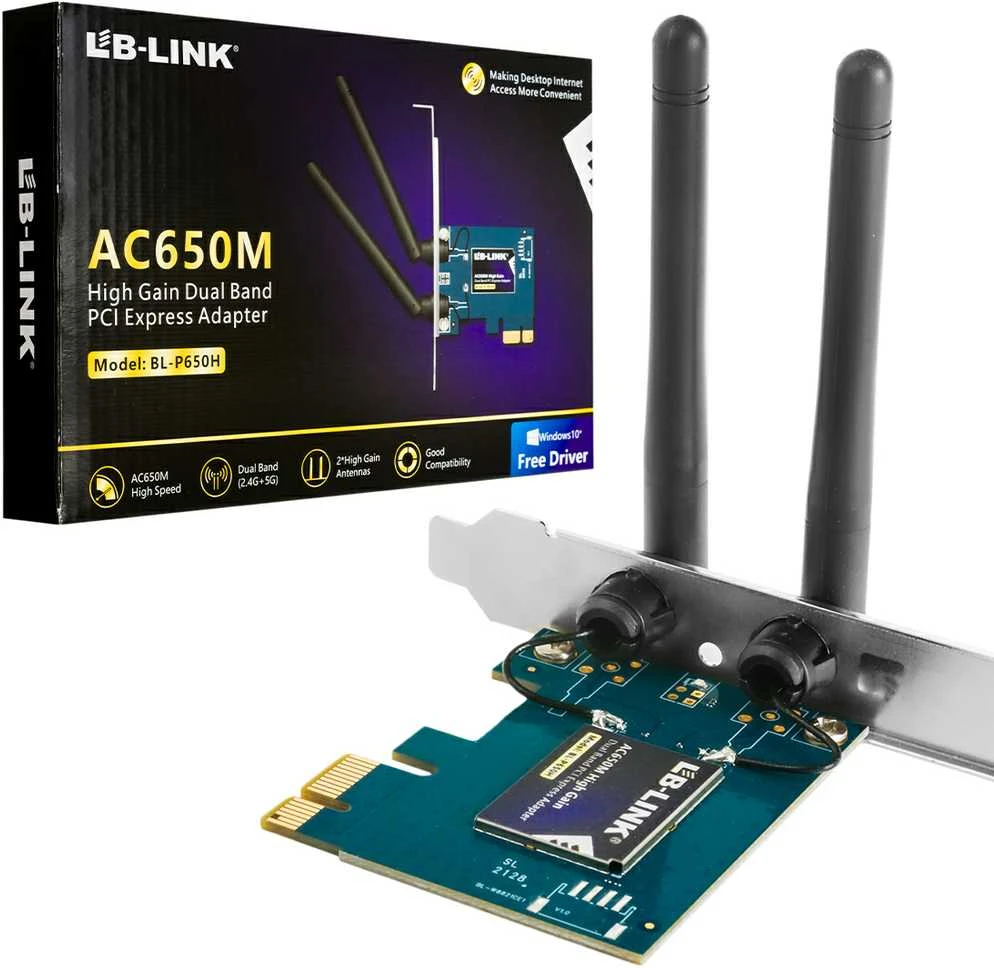 Lb Link Vidinė PCI-E 650 Mbps BL-P650H tinklo plokštė
