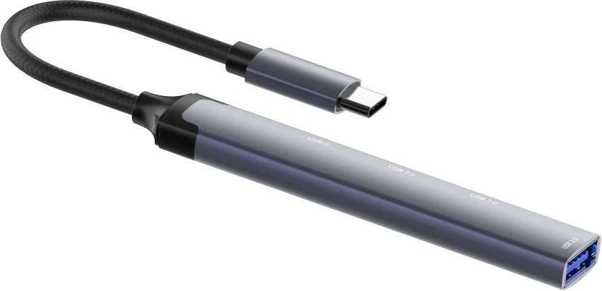 Ldnio Adapteris HUB kelių prievadų USB-C 4w1 5Gbps DS-34C