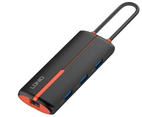 Ldnio 6-in-1 USB-C daugiafunkcinis adapteris