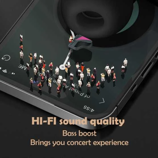Ldnio TWS T06 ausinės: garso kokybės vizualizacija