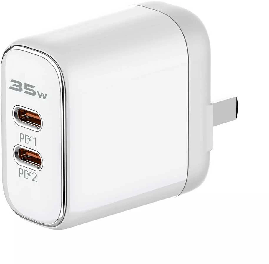 Ldnio Įkroviklis 2x USB-C 35W USB-C Lightning laidas