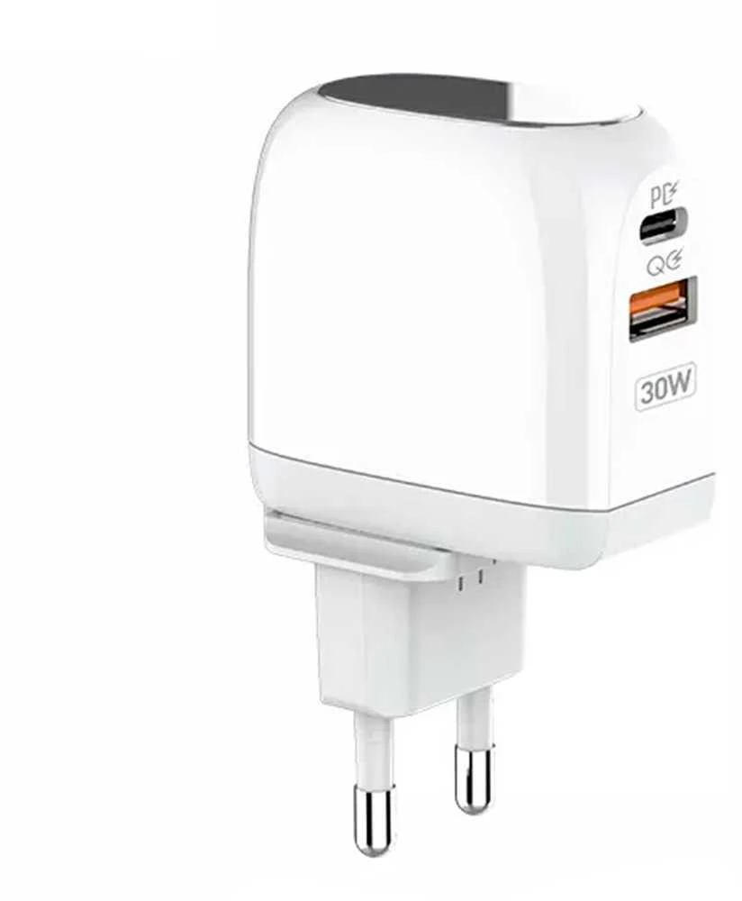 Ldnio USB įkroviklis 30 W LED skydelis USB-C laidas USB-C