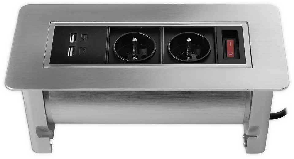 Spacetronik Biuro lizdas su USB rotary Spacetronik SPS-O24S