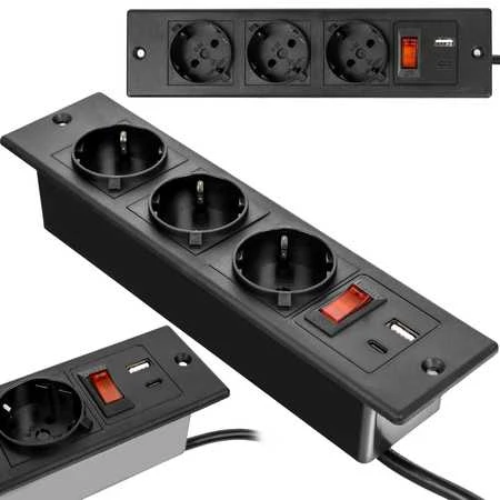 Baldų lizdas USB įkroviklis Spacetronik SPS-I35B