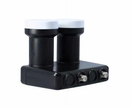 LNB monoblokas dvigubas Opticum LMTP-04H Juodas