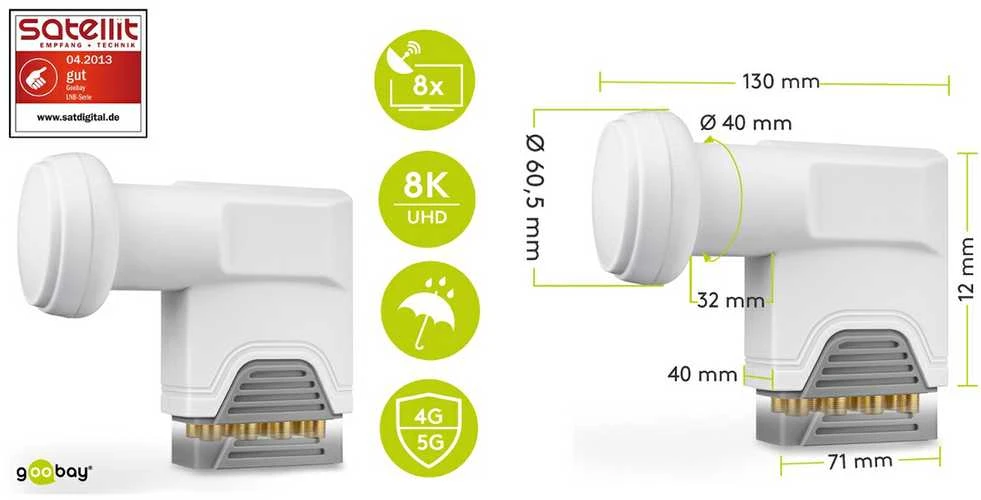 LNB Octo Goobay 0.1dB