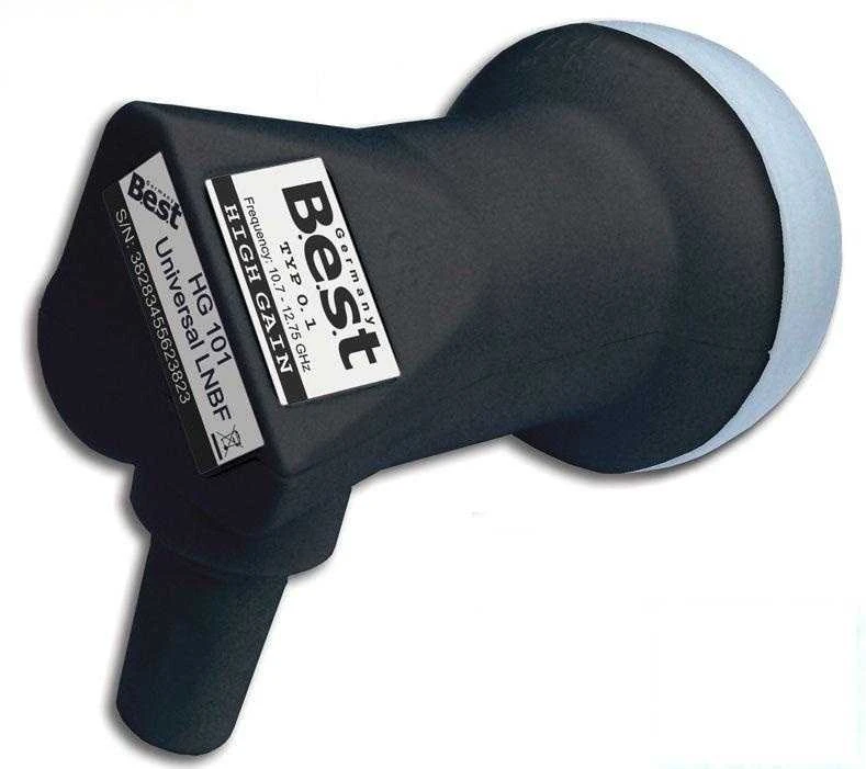 LNB Single BEST HG 101 Ultra Juodas 0.1dB
